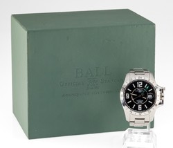 Ball Engineer Hydrocarbon GMT Black Dial SS Chronometer Watch w/ Box and... - $2,560.17