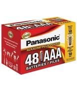Panasonic Alkaline Size &quot;AAA&quot; Plus Power (48-Pack) Blister Box - $72.80 CAD