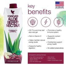 4 bottles of Forever Aloe Berry Nectar 33.8 fl.oz (1 Liter) KOSHER FREE SHIP - £55.14 GBP