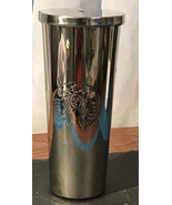 Starbucks 24 oz. Stainless Steel Silver Chrome Siren Cold Cup Tumbler  W... - £15.55 GBP