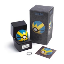 Pokemon Die-Cast Quick Ball Replica Replica The Wand Company Figure Pokeball - £125.54 GBP
