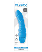 Classix Mr Right Vibrator - Blue - $25.38