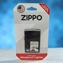 Zippo Windproof Black Matte Pipe Lighter With Pipe Insert 218PL Brand New  - $19.39