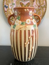 Vintage Roseville #626 Cherry Blossom Vase - £276.18 GBP