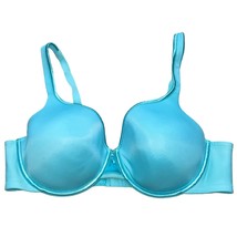 Vanity Fair Aqua Blue Body Caress 40D #75335 Underwire Satin Bra - $19.20