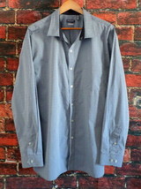 Van Heusen Originals Classic Fit Size XXL 18-18 1/2 Long Sleeve Gray - £6.98 GBP