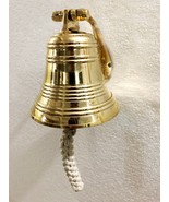 4&quot; Ring Ship Bell Ring Home Kitchen Outdoor Indoor Door Bell Wall Hangin... - £43.74 GBP