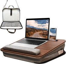 Stylish Lap Desk with Comfort Cushion &amp; Secure Storage - Perfect for Off... - $94.99