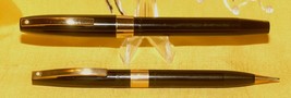 Sheaffer&#39;s Imperial Fountain Pen &amp; Pencil Set 14K Gold Triumph Nib - £77.39 GBP