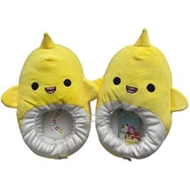 Squishmallows Kids Slippers Plush Chandler Yellow Baby Shark US Size 11/... - $27.89