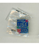 McDonalds Employee Pin ~ When the USA Wins You Win 1996 Atlanta Olympic ... - £15.56 GBP