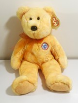 Ty Plush Orange Sunny Beanie Buddy 13” Sunny the Bear - $185.64 MXN