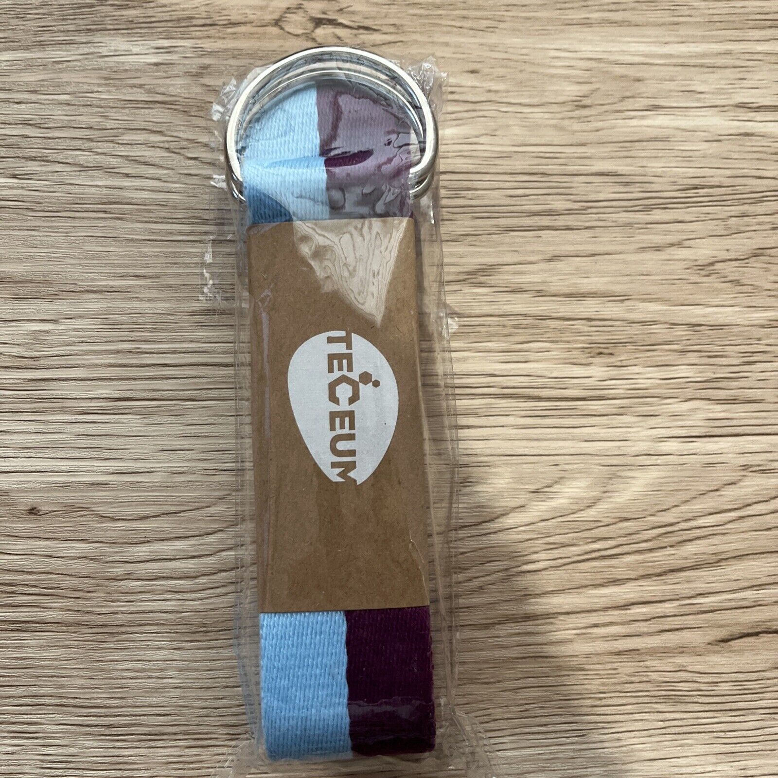 Yoga Strap 100% Cotton 8 ft Mixed Blueberry Adjustable Non-Slip Belt NEW - $14.00