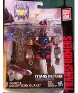 Transformers Generations Titans Return Decepticon Quake and Chasm	 - $45.00