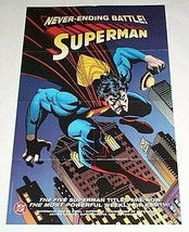 Vintage 1995 Superman 34x22 DC Action Adventure Comics Man of Steel prom... - £20.12 GBP