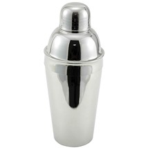 Winco Stainless Steel 3-Piece Cocktail Shaker Set, 16-Ounce - £19.81 GBP