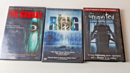 Lot of 3 horror DVDs The ring Grudge Uninvited some cases are Blockbuster - £7.79 GBP
