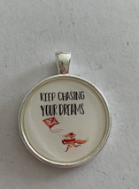 Keep Chasing Your Dreams Fox Pendant Necklace - $20.00