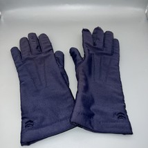Vtg Isotoner Ladies Gloves Lined Navy Blue Small - £10.38 GBP