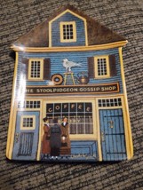 Wysocki Folktown Plate 1996 Bradford Exchange The Stoolpidgeon Gossip Shop 6th - £7.90 GBP