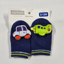 Baby Boy 0-3-6-9-12 Little Guy On the Go Car Airpland Rattlin Toes Slipp... - $243.17 MXN