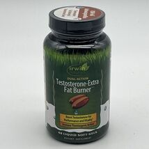 Irwin Naturals Testosterone-Extra Fat Burner, 68 Liquid Softgels ~READ - $14.73