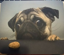 Lovely Pug Dog Gaming Mouse Pad Non-Slip Rectangle Mouse Mat - $5.82