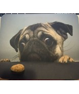 Lovely Pug Dog Gaming Mouse Pad Non-Slip Rectangle Mouse Mat - $8.02 CAD