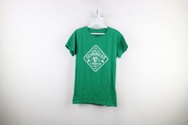 Retro Womens Large Spell Out Guinness Beer St Patricks Day Short Sleeve T-Shirt - $24.70