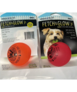 AMERICAN DOG TOYS Fetch and Glow Ball Dog Toy for SM Dogs 2PCK, Assorted - $11.53 CAD