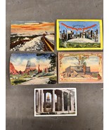 Vintage Colorado State Postcards Garden Of Gods Pikes Peak Denver Buffal... - €46,84 EUR