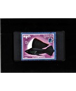 Tchotchke Stamp Art - Framed Collectible Postage Stamp - Sailfin Molly - $166.47 MXN
