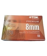 One TDK 8mm Camcorder 120 Blank Cassette Tape New Superior Grade - £4.06 GBP