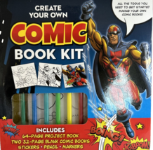 Create Your Own Comic Book Kit By Walter Foster Guide - NEW! - $20.57