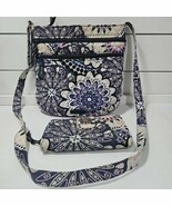 Vera Bradley Mimosa Medallion Purse And Wallet Cross Body Retired Print  - $346.00 MXN