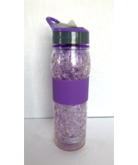 SUBZERO TRITAN Water Bottle FREEZER GEL 19 oz.  Flip Top Double Wall PURPLE - $17.44 CAD