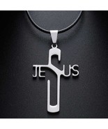 JESUS Cross Necklace | Christian Necklace | Unisex Necklace | Christian ... - $28.98