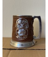 Teamsters Local 879 Mar 22nd 1969 Metal Leather Wrapped  Mug Jimmy Hoffa... - $659.52 MXN
