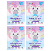 Unicorn Face Sheet Mask Multipack by 7th Heaven for Kids - 4 Pc Mask - $14.49