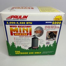 Paulin Outdoor Mini Propane Heater model 5000 2,000-4,4000 BTU Made in USA - $37.73