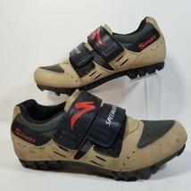 Specialized Sport MTB Mountain Bike Cycling Shoes Mens US 7 EUR 39 Beige Brown - £20.61 GBP