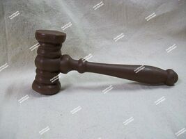 Brown Plastic Gavel Judge&#39;s Costume Prop Court Justice Ruth RBG Barriste... - €9,33 EUR