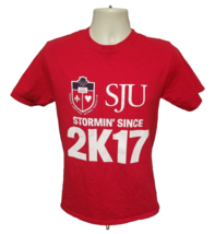 SJU St Johns University Storming since 2k17 SGI Adult Small Red TShirt - £11.66 GBP