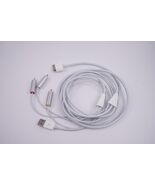 Apple Composite AV Cable Set OEM RCA USB Audio Video Cords - $9.99