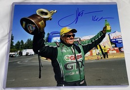 JOHN FORCE AUTHENTIC HAND SIGNED AUTO 8x10 PHOTO 16X NHRA FUNNY CAR CHAM... - $1,460.56 MXN
