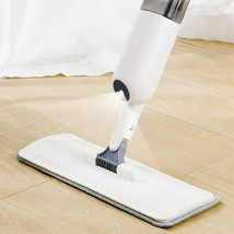 Flat Squeeze Mop Lazy Mop With Bucket Wringing Floor Cleaning Mop Hand Free Micr - £40.30 GBP