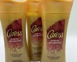 3 Caress Evenly Gorgeous Exfoliating Body Wash Burnt Brown Sugar &amp; Butte... - £45.31 GBP