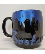 America Ware BOSTON 2014 3D Night Skyline Coffee Mug Large Cup BLUE BLAC... - £9.27 GBP