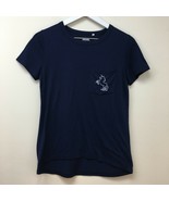Modern Lux Juniors&#39; Unicorn Embroidered Pocket Pajama Top Navy Blue Size... - $12.29 CAD