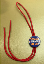 Vintage Older than Dirt Metal &amp; Nylon Bolo Tie Hallmark Cards - £13.10 GBP